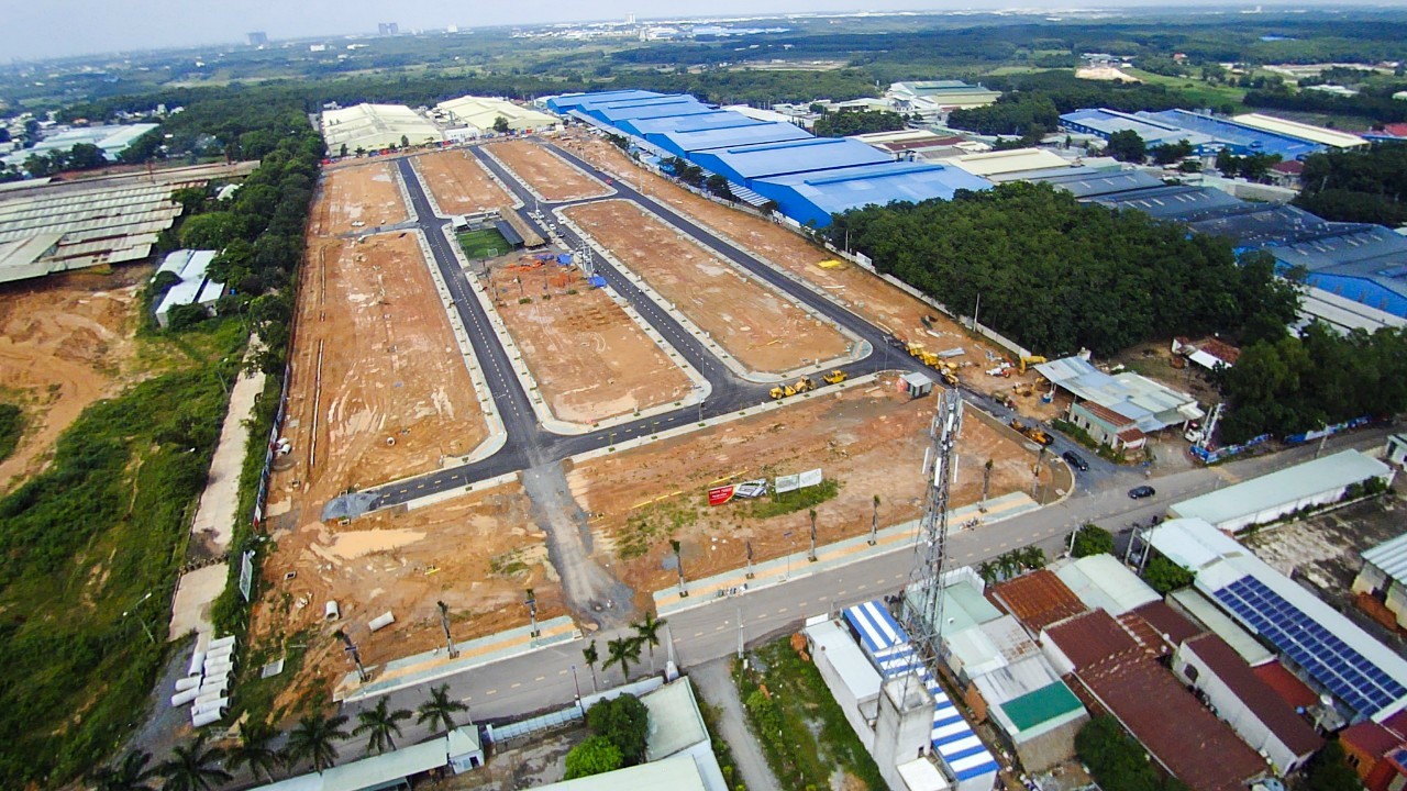 Bán đất mặt tiền đường tân hiệp 17 khu nhà ở thái bình dương phường tân hiệp tân uyên bình dương