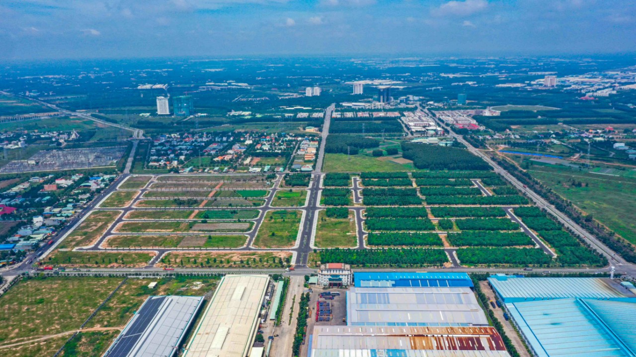 Bán đất khu nhà ở đại nam phường phú mỹ thành phố thủ dầu một bình dương