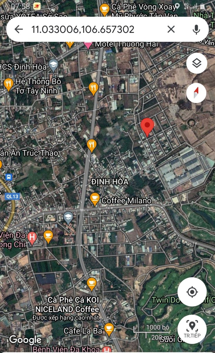 Bán đất khu tái định cư định hòa phường hòa phú thành phố thủ dầu một bình dương