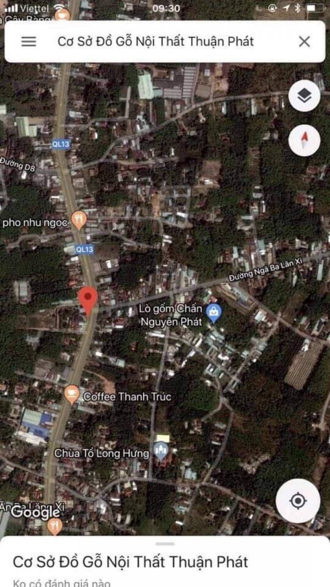 Bán đất mặt tiền đường quốc lộ 13 phường tân định, thị xã bến cát, bình dương