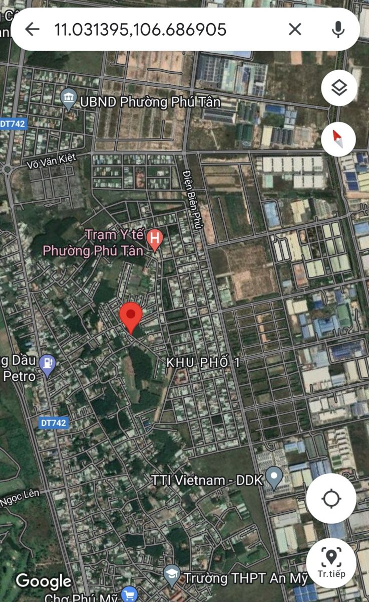 Bán nhà mặt tiền đường DX058 phường phú mỹ, thành phố thủ dầu một, bình dương