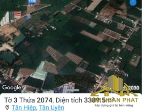 Bán đất mặt tiền Tân Hiệp 10, phường Tân Hiệp, thị xã Tân Uyên, Bình Dương