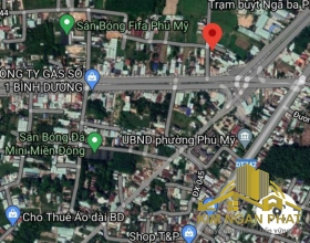 Bán đất mặt tiền đường DX040 phường phú mỹ thành phố thủ dầu một bình dương
