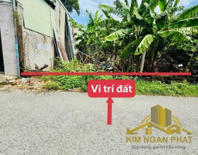 BÁN ĐẤT KHU 8 PHÚ HOÀ – TP. THỦ DẦU MỘT