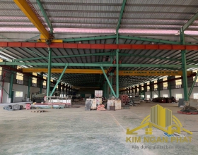 CHO THUÊ NHÀ XƯỞNG 6.010M2 TẠI TÂN UYÊN CÓ CẨU TRỤC XE CONT RA VÀO THUẬN TIỆN