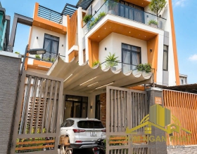 Bán nhà 3 tầng nhánh DX40 Phú Mỹ: Diện tích 107m2 thổ cư 100%, hoàn công đầy đủ