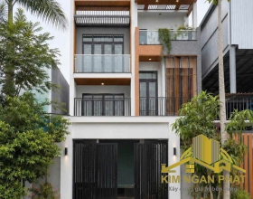 Bán nhà 3 tầng mặt tiền đường ĐX050 Hiệp Thành: Sát vách KDC Hiệp Thành 3, thiết kế hiện đại
