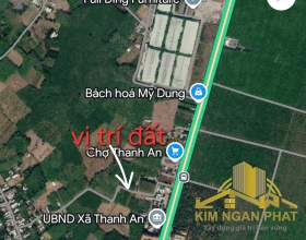 Bán lô đất trung tâm Thanh An: Diện tích 310m² sát Cụm công nghiệp 70ha, đường nhựa 8m, giá 3 triệu/m²