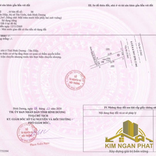 Bán đất mặt tiền đường tân hiệp 17 khu nhà ở thái bình dương phường tân hiệp tân uyên bình dương