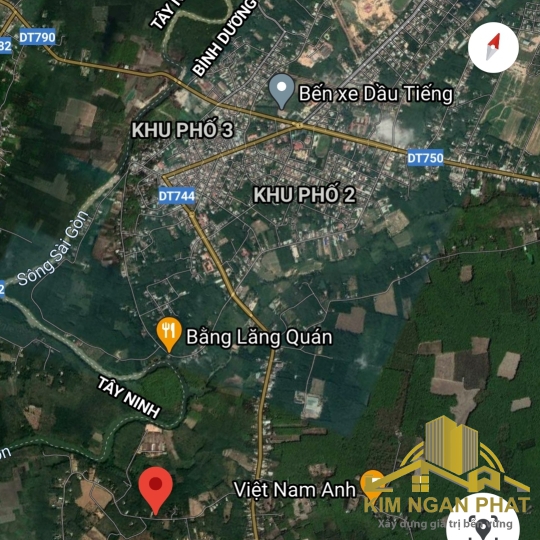 Bán đất đường bầu sen khu phố 6 thị trấn dầu tiếng bình dương