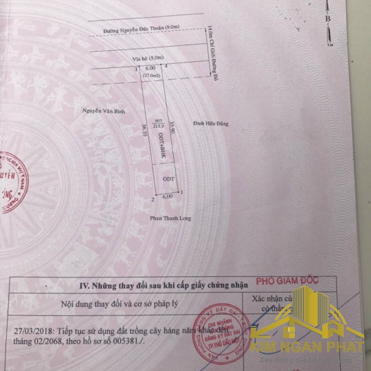 Bán Đất Mặt Tiền Đường Nguyễn Đức Thuận Phường Hiệp Thành Thành Phố Thủ Dầu Một Bình Dương
