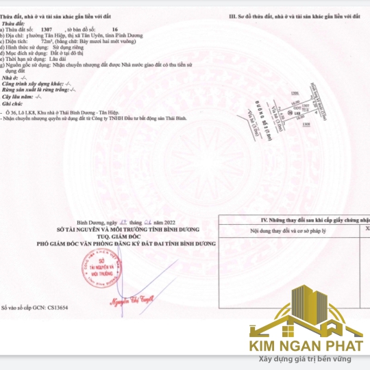 Bán Đất Mặt Tiền Đường Số 2, Khu Dân Cư Thái Bình Dương, Đường Tân Hiệp 17, Phường Tân Hiệp, Tân Uyên, Bình Dương
