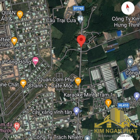 Bán đất mặt tiền huỳnh văn lũy DT742 phường vĩnh tân thị xã tân uyên bình dương