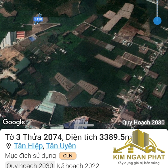 Bán đất mặt tiền Tân Hiệp 10, phường Tân Hiệp, thị xã Tân Uyên, Bình Dương