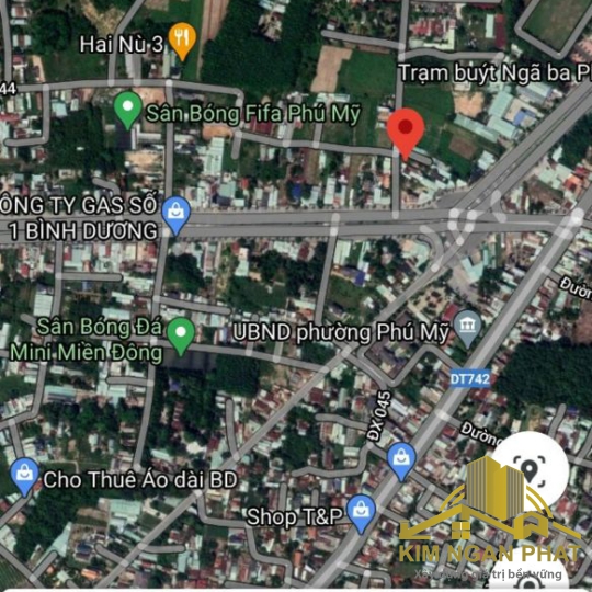Bán đất mặt tiền đường DX040 phường phú mỹ thành phố thủ dầu một bình dương
