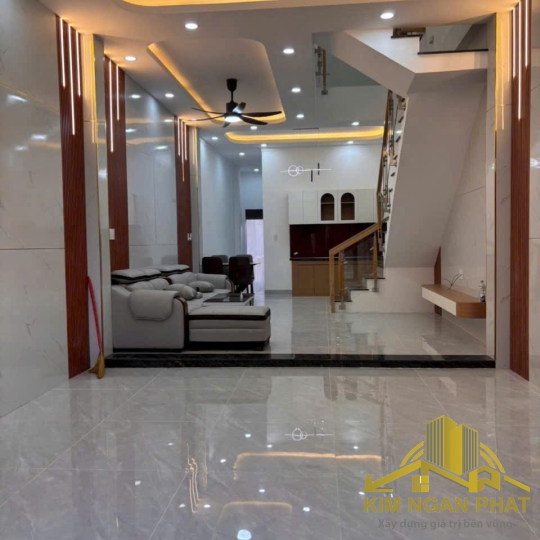 BÁN NHÀ 1 TRỆT 1 LẦU KDC PHƯƠNG TRƯỜNG AN PHƯỜNG HÒA LỢI FULL NỘI THẤT