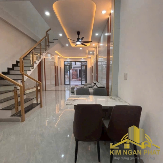 BÁN NHÀ 1 TRỆT 1 LẦU KDC PHƯƠNG TRƯỜNG AN PHƯỜNG HÒA LỢI FULL NỘI THẤT