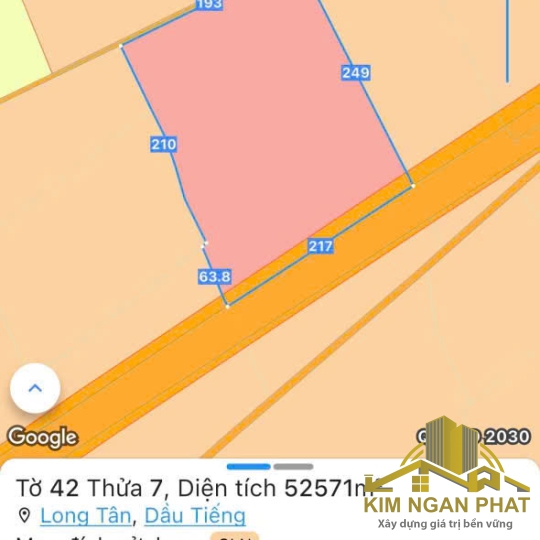 Bán đất SKC Dầu Tiếng Bình Dương: 5.1 Ha mặt tiền đường Hồ Chí Minh chiến lược