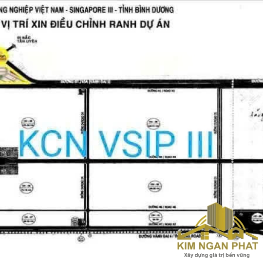 Bán đất khu công nghiệp VSIP III – Bình Dương: Quỹ đất SKK 20 Ha chiến lược