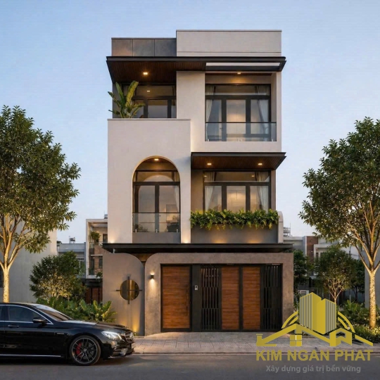 Bán nhà 3 tầng phường Phú Lợi: Thiết kế hiện đại mặt tiền rộng 7,2m sát vách KDC Phú Hòa 1