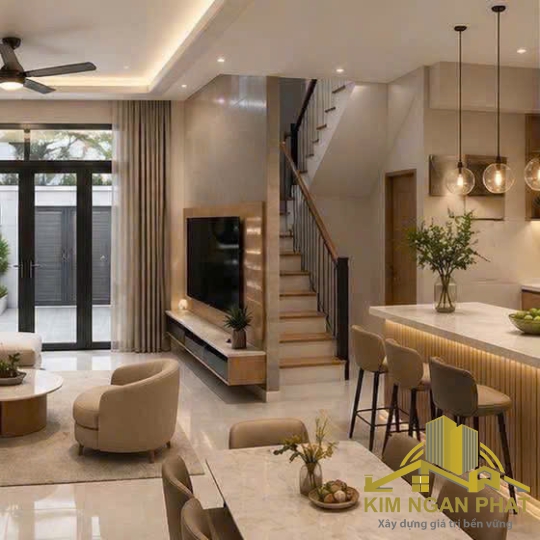 Bán nhà 3 tầng phường Phú Lợi: Thiết kế hiện đại mặt tiền rộng 7,2m sát vách KDC Phú Hòa 1
