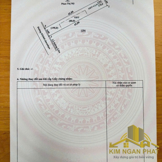 Bán đất nền đường ĐX68 Định Hòa: Diện tích lớn 540m², lý tưởng xây biệt thự vườn, đã tách sẵn 2 sổ riêng