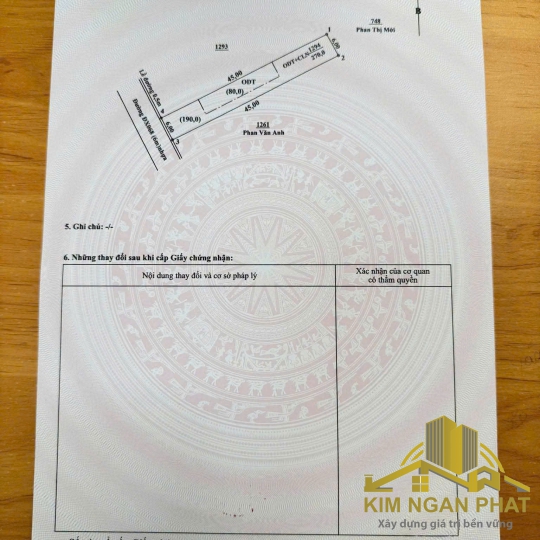 Bán đất nền đường ĐX68 Định Hòa: Diện tích lớn 540m², lý tưởng xây biệt thự vườn, đã tách sẵn 2 sổ riêng