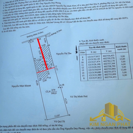 Bán lô đất đẹp phường Phú Lợi Thủ Dầu Một: Diện tích 5x20m, đường nhựa 5m thông thoáng, giá 2,65 tỷ