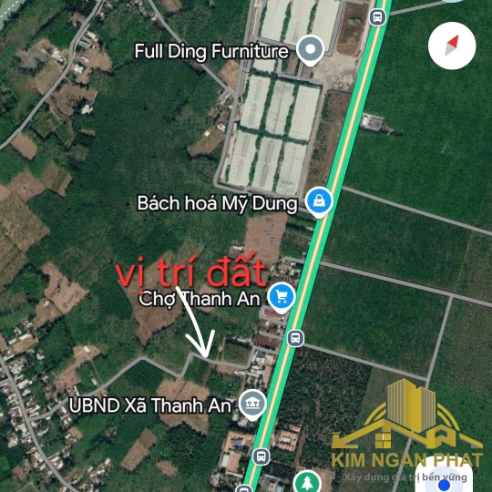 Bán lô đất trung tâm Thanh An: Diện tích 310m² sát Cụm công nghiệp 70ha, đường nhựa 8m, giá 3 triệu/m²