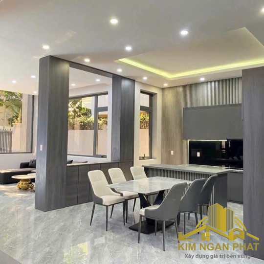 Bán biệt thự mái Nhật đẳng cấp KDC Hiệp Thành 3: Diện tích 11,3x30m thổ cư 100%, có hồ bơi và hồ cá Koi, full nội thất