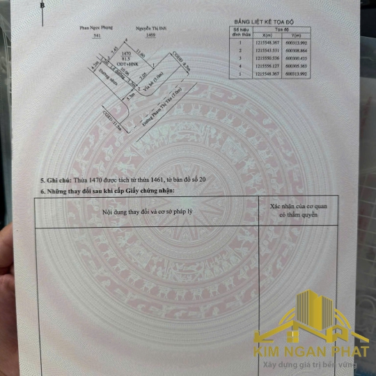 Bán 2 lô đất mặt tiền đường Phạm Thị Tân Phú Lợi: Diện tích ~81m², sát vách Đại học Bình Dương, vị trí kinh doanh đắc địa